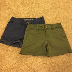 American Eagle Midi Low Rise Shorts
